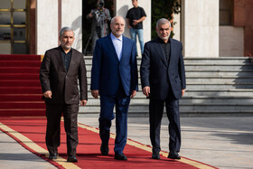 مراسم بدرقه رسمی محمد باقر قالیباف، رئیس مجلس به کشور پاکستان