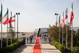 مراسم بدرقه رسمی رئیس مجلس به کشور پاکستان