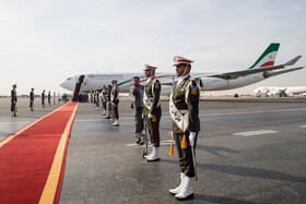 مراسم بدرقه رسمی رئیس مجلس به کشور پاکستان