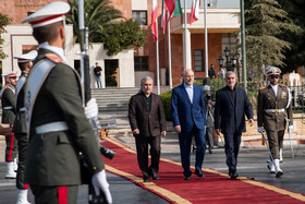 مراسم بدرقه رسمی محمد باقر قالیباف، رئیس مجلس به کشور پاکستان