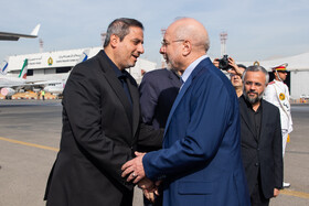 مراسم بدرقه رسمی محمد باقر قالیباف، رئیس مجلس به کشور پاکستان