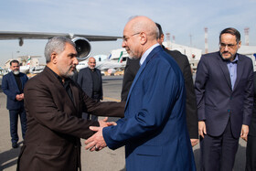 مراسم بدرقه رسمی محمد باقر قالیباف، رئیس مجلس به کشور پاکستان