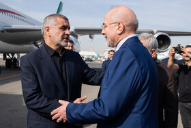 مراسم بدرقه رسمی محمد باقر قالیباف، رئیس مجلس به کشور پاکستان