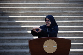 فاطمه مهاجرانی، سخنگوی دولت در حاشیه جلسه هیات دولت - ۱۴ آبان