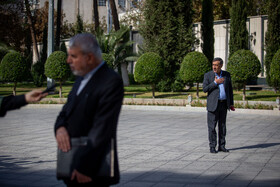 محمدجعفر قائم پناه، معاون اجرایی رییس جمهور در حاشیه جلسه هیات دولت - ۱۴ آبان