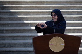 فاطمه مهاجرانی، سخنگوی دولت در حاشیه جلسه هیات دولت - ۱۴ آبان