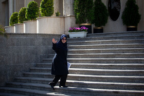 فاطمه مهاجرانی، سخنگوی دولت در حاشیه جلسه هیات دولت - ۱۴ آبان