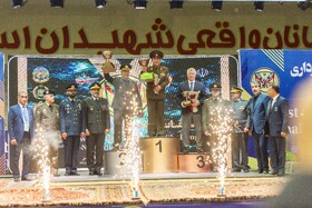 مراسم اختتامیه نخستین دوره مسابقات وزنه‌برداری ارتش‌های جهان - بابلسر