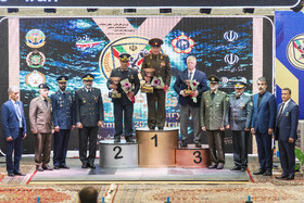 مراسم اختتامیه نخستین دوره مسابقات وزنه‌برداری ارتش‌های جهان - بابلسر