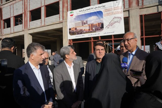 امیدواری برای تکمیل بیمارستان ۵۵۰ تختخوابی کرمانشاه تا ۳ سال آینده