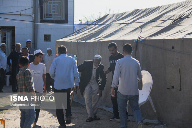 سوگواری در زادگاه صابر کاظمی+ عکس