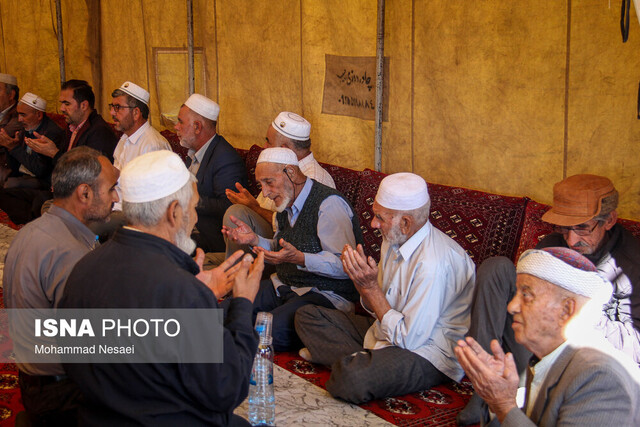 سوگواری در زادگاه صابر کاظمی+ عکس