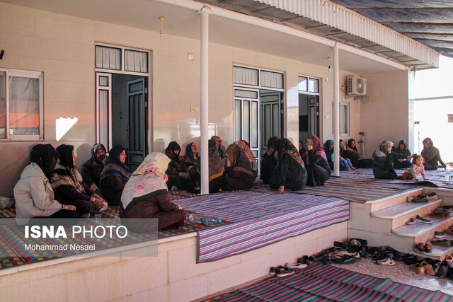 سوگواری در زادگاه صابر کاظمی+ عکس