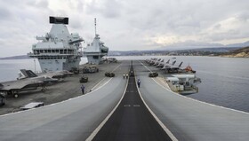 اعزام ناو هواپیمابر انگلیسی به مدیترانه