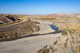 پاییز خشک در طولانی ترین رودخانه شمال غرب