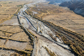پاییز خشک در طولانی ترین رودخانه شمال غرب