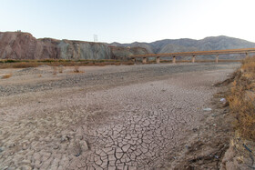 پاییز خشک در طولانی ترین رودخانه شمال غرب