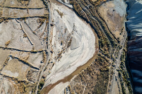 پاییز خشک در طولانی ترین رودخانه شمال غرب