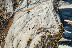 پاییز خشک در طولانی ترین رودخانه شمال غرب