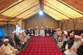 مراسم تشییع پیکر صابر کاظمی در شهرستان آق‌قلا استان گلستان