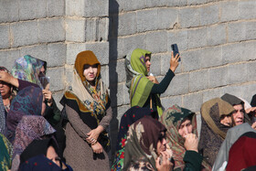 مراسم تشییع پیکر صابر کاظمی در شهرستان آق‌قلا استان گلستان