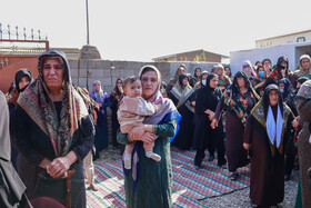 مراسم تشییع پیکر صابر کاظمی در شهرستان آق‌قلا استان گلستان