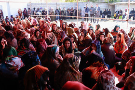 مراسم تشییع پیکر صابر کاظمی در شهرستان آق‌قلا استان گلستان