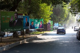 بغداد پایتخت عراق زیر سایه تبلیغات انتخاباتی