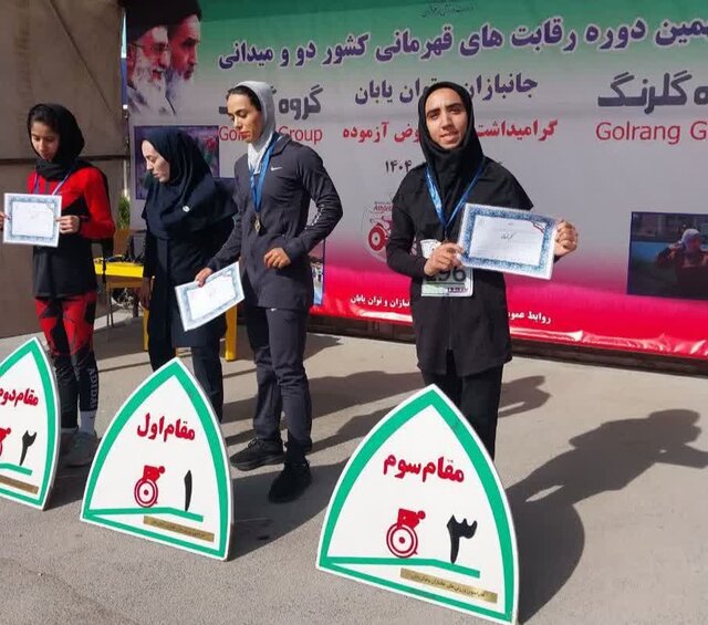 دونده قمی مدال برنز دوی ۱۰۰ متر قهرمانی کشور را کسب کرد