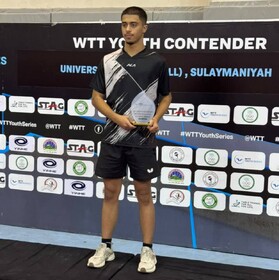 پینگ‌پنگ‌باز قمی قهرمان رقابت‌های کانتندر سلیمانیه شد