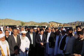 آغاز عملیات ساخت ۱۳۰۰ کلاس درس در سیستان و بلوچستان با حضور معاون رئیس‌جمهور