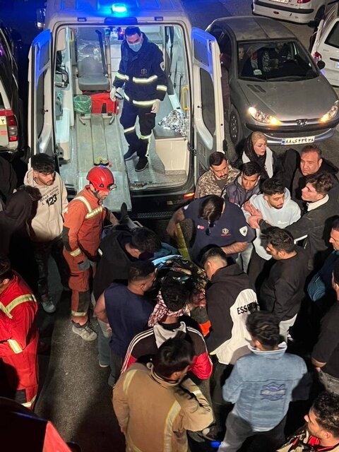 سقوط جوان ۱۸ ساله به دره در جاده وردیج / نجات معجزهآسای راکب موتورسیکلت