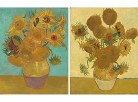 آفتابگردان‌های «ون‌گوگ» به‌هم می‌رسند