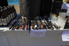 نمایشگاه دستاوردهای طرح برخورد با خودروهای شوتی و طرح «اقتدار ۷» - کرمان