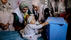 آغاز واکسیناسیون کودکان زیر ۳ سال در غزه