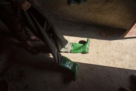 صید ماهی به روش پره _ساحل گهرباران ساری