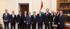 رئیس جمهور لبنان با هیئت آمریکایی دیدار کرد