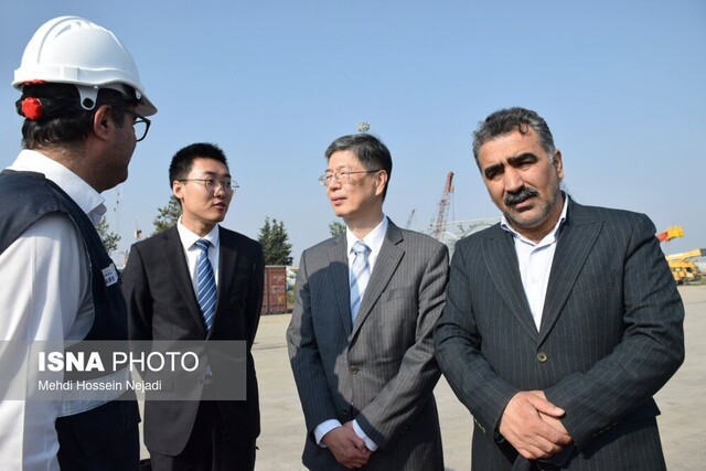 بازدید سفیر چین در ایران از زیرساخت های اقتصادی و مرزی آستارا