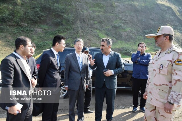 بازدید سفیر چین در ایران از زیرساخت های اقتصادی و مرزی آستارا