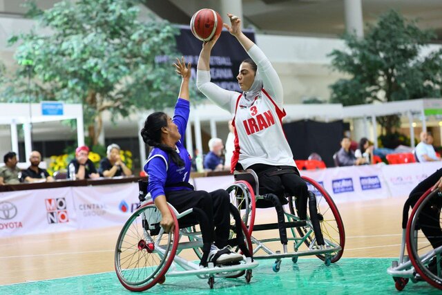 شکست تیم بسکتبال با ویلچر بانوان ایران برابر کامبوج
