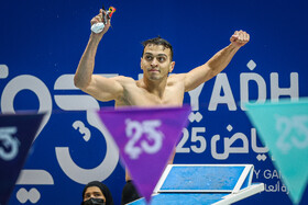 سامیار عبدلی در مسابقات شنای مردان بازی‌های کشورهای اسلامی ۲۰۲۵ ریاض