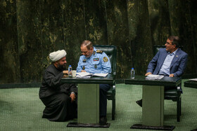 عزیز نصیرزاده، وزیر دفاع و پشتیبانی نیروهای مسلح در صحن علنی مجلس - ۱۹ آبان، نوبت دوم بررسی عملکرد یکساله دولت در اجرای برنامه هفتم‌ توسعه