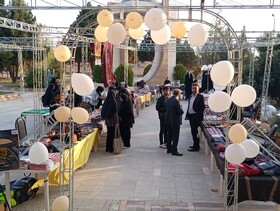 نمایشگاه صنایع خلاق دانشجویان دانشگاه آزاد یاسوج برگزار شد