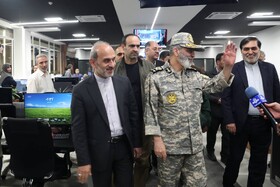 رئیس ستاد کل نیروهای مسلح از سازمان صداوسیما بازدید کرد