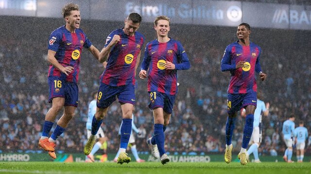 پیروزی بارسلونا مقابل سلتاویگو/ اختلاف با رئال مادرید ۳ امتیاز شد