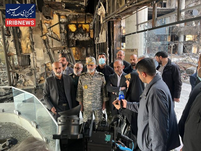 رئیس ستاد کل نیروهای مسلح از سازمان صداوسیما بازدید کرد