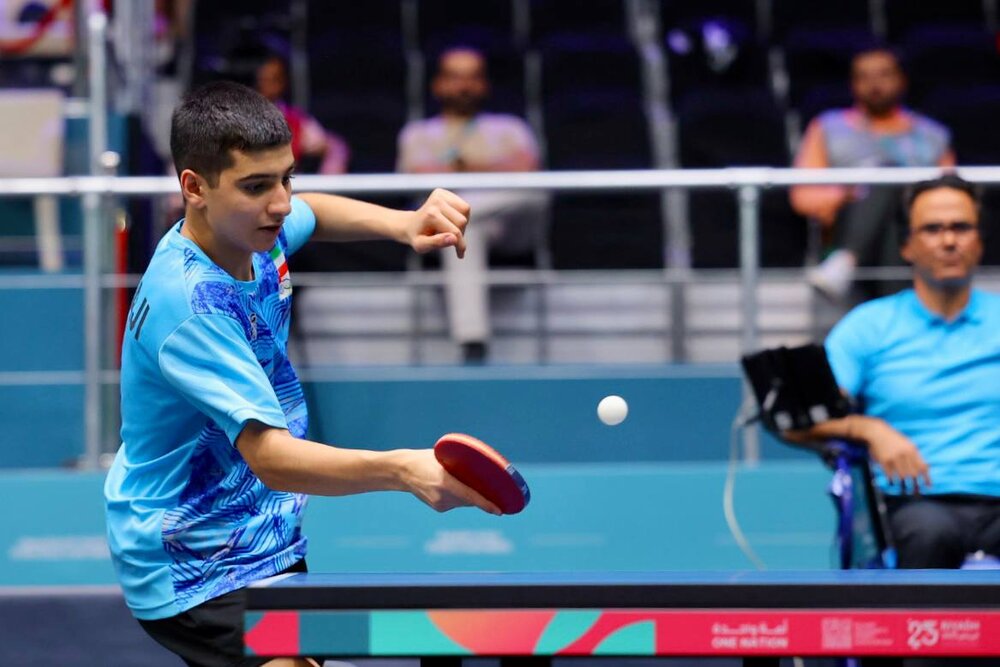 شکست پینگ پنگ بازان ایران در جدول دونفره قهرمانی نوجوانان جهان