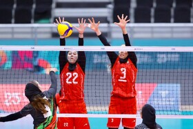 برد زنان والیبال ایران مقابل تاجیکستان/ نبرد دوباره با تاجیک‌ها برای مدال برنز