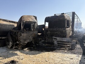 سوختگی بیش از ۹۰ درصدی مصدومان حادثه انفجار تانکر سوخت در یزد