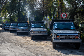 آیین واگذاری 1000 دستگاه کامیونت به سازمان شهرداری‌ها و دهیاری‌های کشور